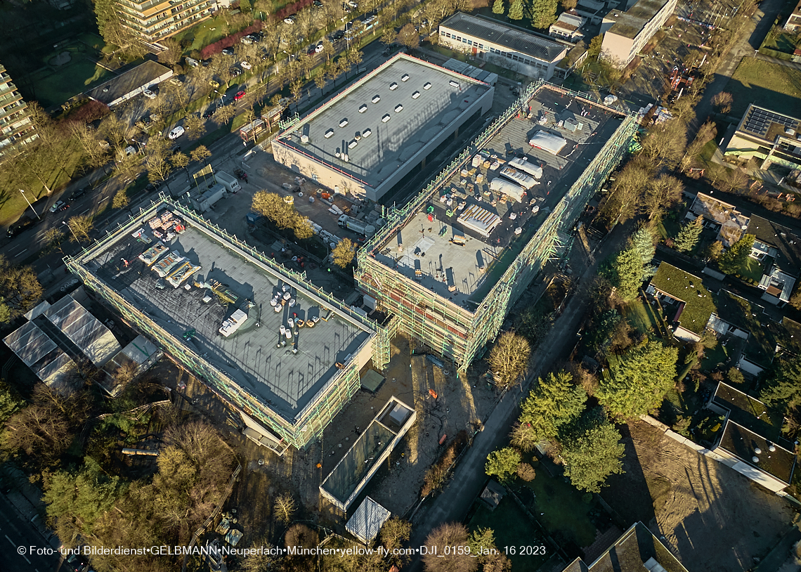 16.01.2023 - Marx-Zentrum mit Grundschule und Umgebung